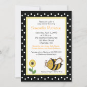 Bumble Bee Buzz 5x7 Baby shower Uitnodiging (Voorkant)