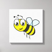 Bumble Bee, Buzz Canvas Afdruk (Voorkant)
