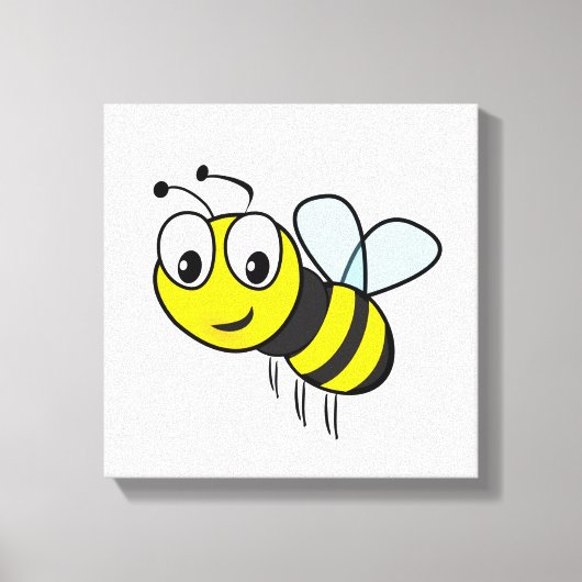 Bumble Bee, Buzz Canvas Afdruk (Voorkant)