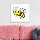 Bumble Bee, Buzz Canvas Afdruk (Insitu (Woonkamer))