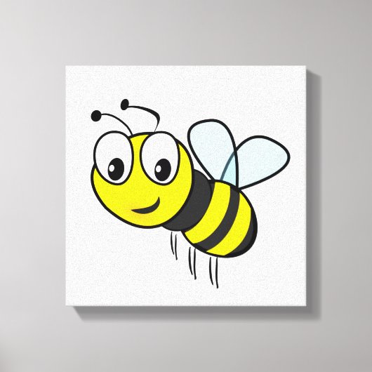 Bumble Bee, Buzz Canvas Afdruk (Voorkant)