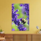 Bumble Bee Canvas Afdruk (Insitu (Woonkamer))