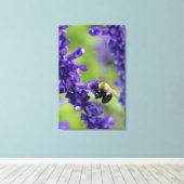 Bumble Bee Canvas Afdruk (Insitu (Houten vloer))
