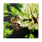 Bumble Bee Ceramic Tile Tegeltje (Voorkant)
