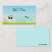 Bumble bee Children's Calling Card Contactkaartje (Voorkant / Achterkant)