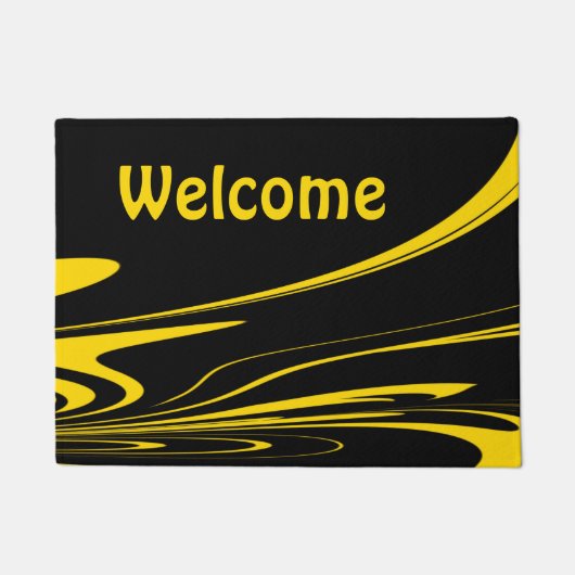 Bumble Bee Colour Room Deuren Deurmat (Voorkant)
