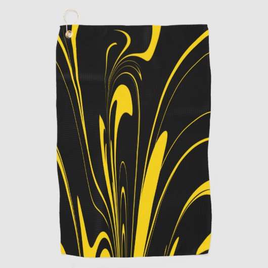 Bumble Bee Colours Golfhanddoek (Voorkant)