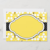 Bumble Bee Cupcake Hartelijk dank Bedankkaart (Achterkant)