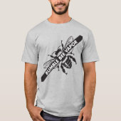 Bumble bee damp Long hoeve Tee Shirt (Voorkant)