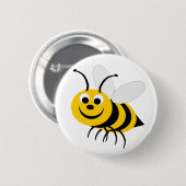 Bumble Bee Design Button (Voorkant /achterkant)
