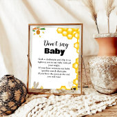 Bumble Bee 'don't say baby' feestbord Poster