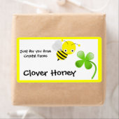 Bumble Bee en Clover Etiketten (Insitu)