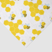 Bumble Bee en Honingraat Patroon Tissuepapier (Detail)