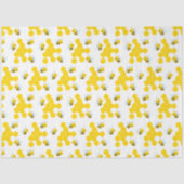 Bumble Bee en Honingraat Patroon Tissuepapier (Voorkant)