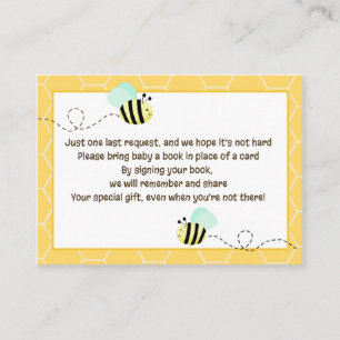 Bumble Bee Enclosure Book Request Cards Informatiekaartje