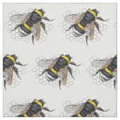 Bumble Bee Fabric Stof (Swatch)