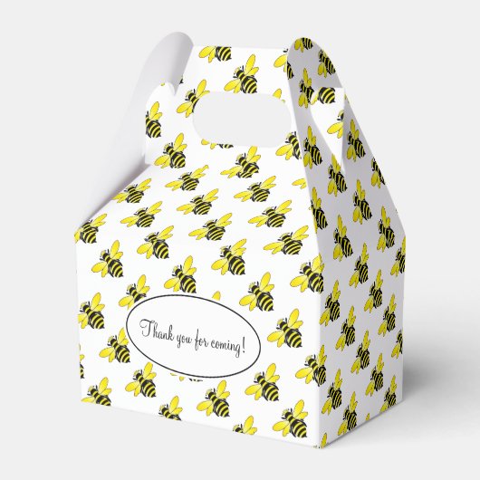 Bumble Bee Favor Boxen Bedankdoosjes (Achterkant)