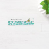 Bumble Bee Favor Tag | Blauw Mini Visitekaartjes (Bureau)