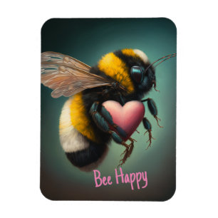 Bumble bee - fijn bij bijen - Flexibel magneet