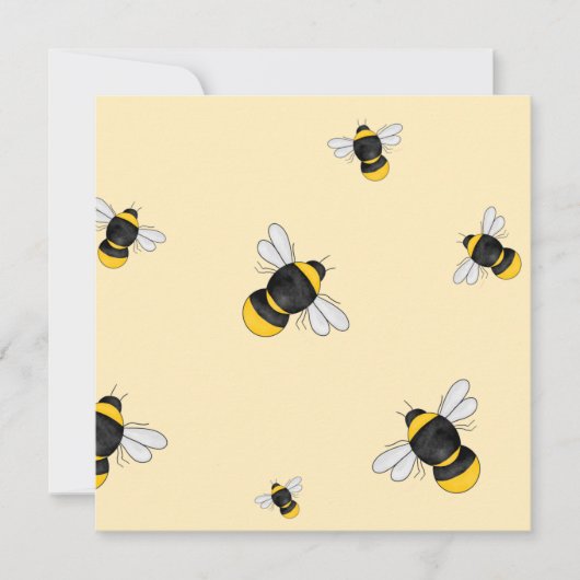 Bumble Bee Flat note card (Voorkant)