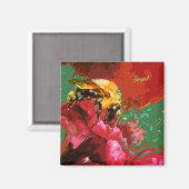 Bumble Bee Fridge Magnet (Voorkant / Achterkant)