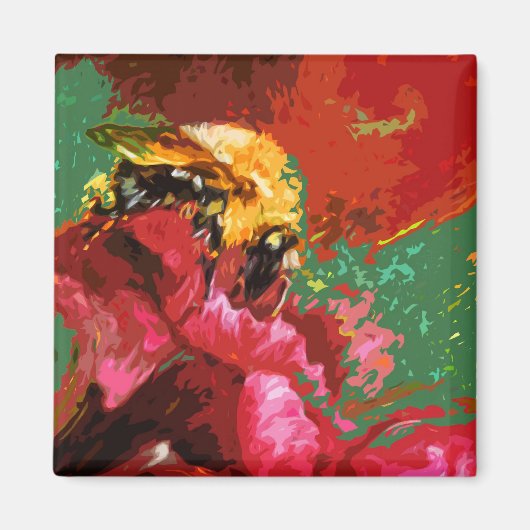 Bumble Bee Fridge Magnet (Voorkant)