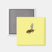 Bumble Bee Fridge Magnet (Voorkant / Achterkant)