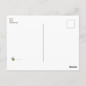 Bumble Bee Gefeliciteerd Briefkaart (Achterkant)
