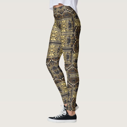 Bumble Bee Geo Leggings (Links)