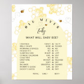 Bumble bee geslacht onthullen oude vrouwen verhale poster (Voorkant)