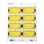 Bumble Bee Gift Label L (Full Sheet)