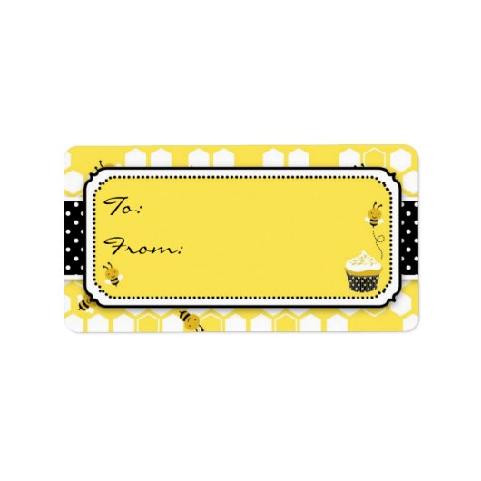 Bumble Bee Gift Label M (Voorkant)