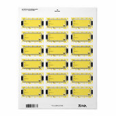 Bumble Bee Gift Label M (Full Sheet)