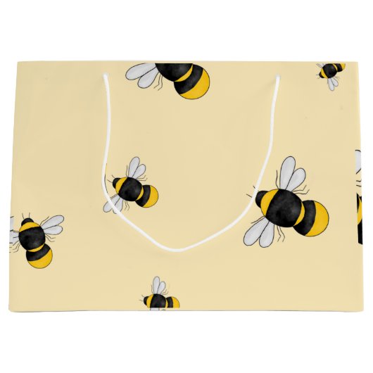 Bumble bee glossy cadeautas (Voorkant)