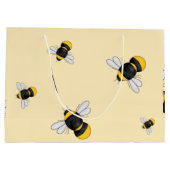 Bumble bee glossy cadeautas (Achterkant)