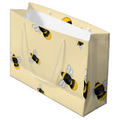 Bumble bee glossy cadeautas (Voorkant Gekanteld)