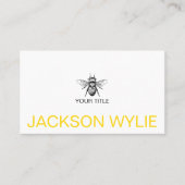 Bumble Bee Gold Professional Visitekaartje (Voorkant)