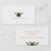 Bumble Bee Gold Retail Visitekaartje (Voorkant / Achterkant)