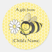 Bumble Bee Goodie Bag Sticker (Voorkant)
