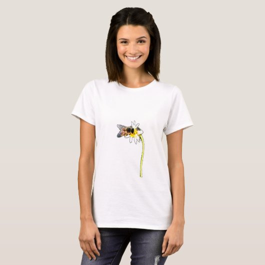 Bumble Bee grafisch ontwerp T-shirt (Voorkant volledig)