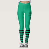 Bumble Bee green Leggings (Voorkant)