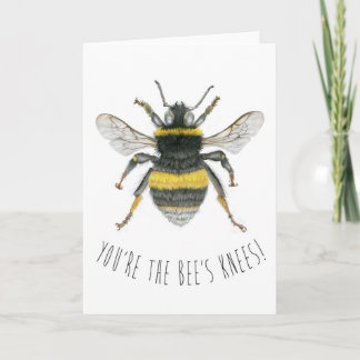 Bumble Bee Greetings Kaart - You're the Bee's Knee