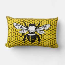 Bumble Bee hive Apiary Throw Pillow Kussen