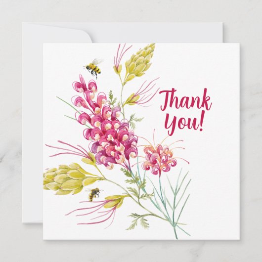 Bumble Bee Honey Bee Bedankkaart (Voorkant)