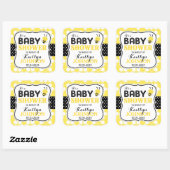 Bumble Bee Honeycomb Baby shower Label (Vel)