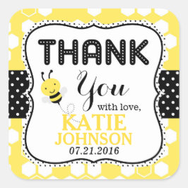 Bumble Bee Honeycomb Baby shower Label