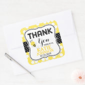 Bumble Bee Honeycomb Baby shower Label (Envelop)