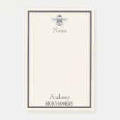  Bumble Bee illustratie | Gepersonaliseerd Post-it® Notes (Voorkant)