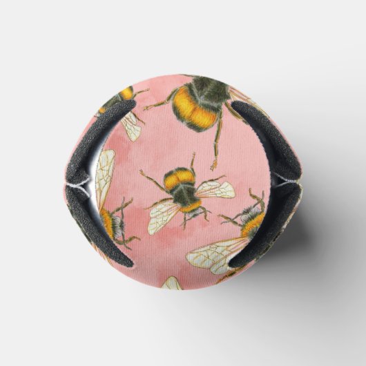  Bumble Bee Illustratie op Perzikwolken Blikjeskoeler (Bodem)