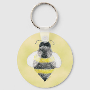 Bumble Bee Illustration Sleutelhanger